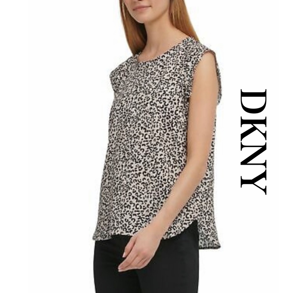 DKNY Leopard Print Top